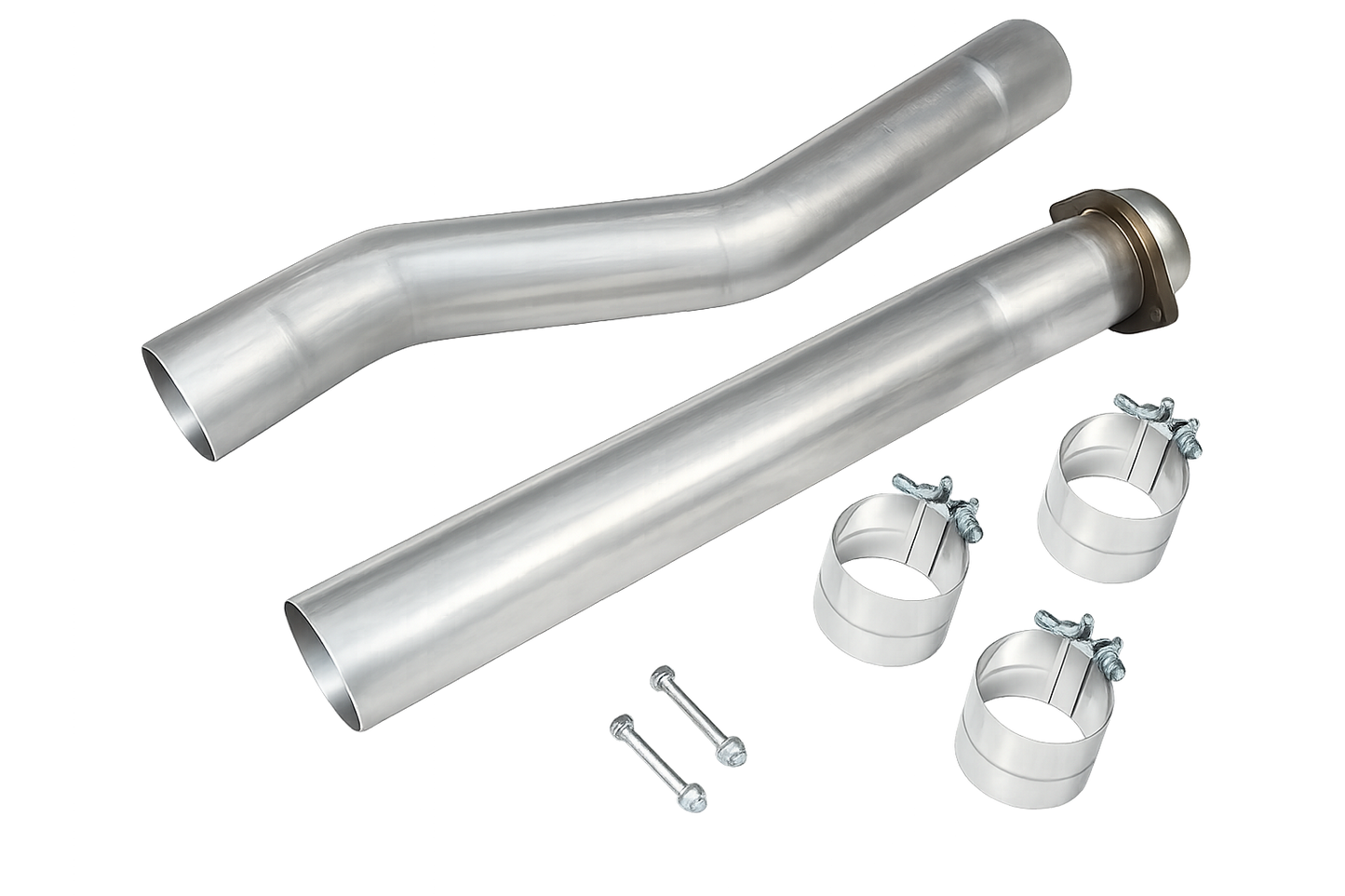 2003–2007 Ford 6.0L Powerstroke 3.5″ CAT & Muffler Delete Pipe | F-250/F-350 Super Duty
