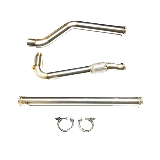 20-23 Jeep Wrangler Ecodiesel | CUSTOM MADE T304 Stainless DPF DEF Delete Pipe