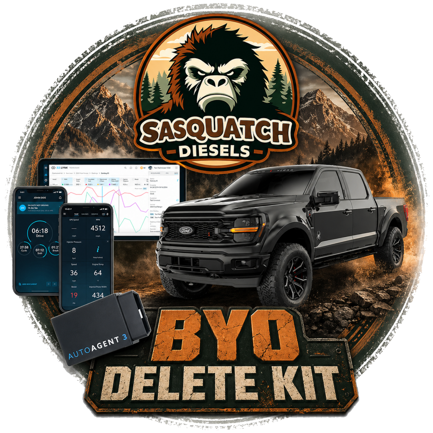 2018–2020 Ford F-150 3.0L Power Stroke EZ LYNK + BYO DPF DEF EGR Delete Tuning Package & Kit