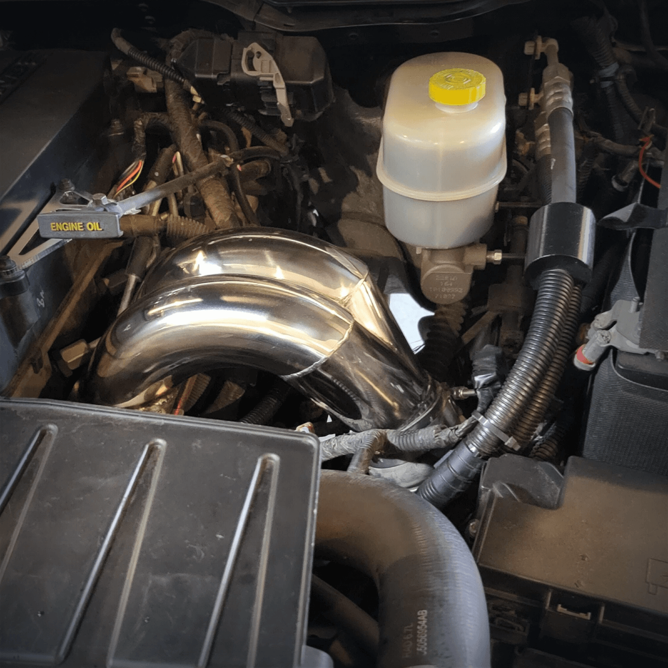 2007.5–2018 Dodge/Ram 2500/3500 6.7L Cummins 3.5" High-Flow Intake Horn / Manifold Elbow (Stainless Tube Horn)