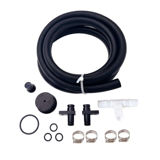 2004.5–2010 Chevy GMC 6.6L Duramax CCV/PCV Reroute Vent Kit (LLY/LBZ/LMM)