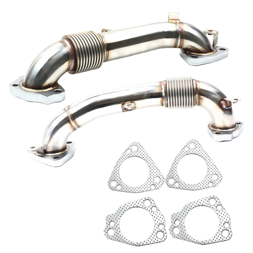 High-Flow Up-Pipes (OEM-Length) Optional Downpipe | 2017–2026 L5P Duramax 6.6 (2500HD/3500HD)