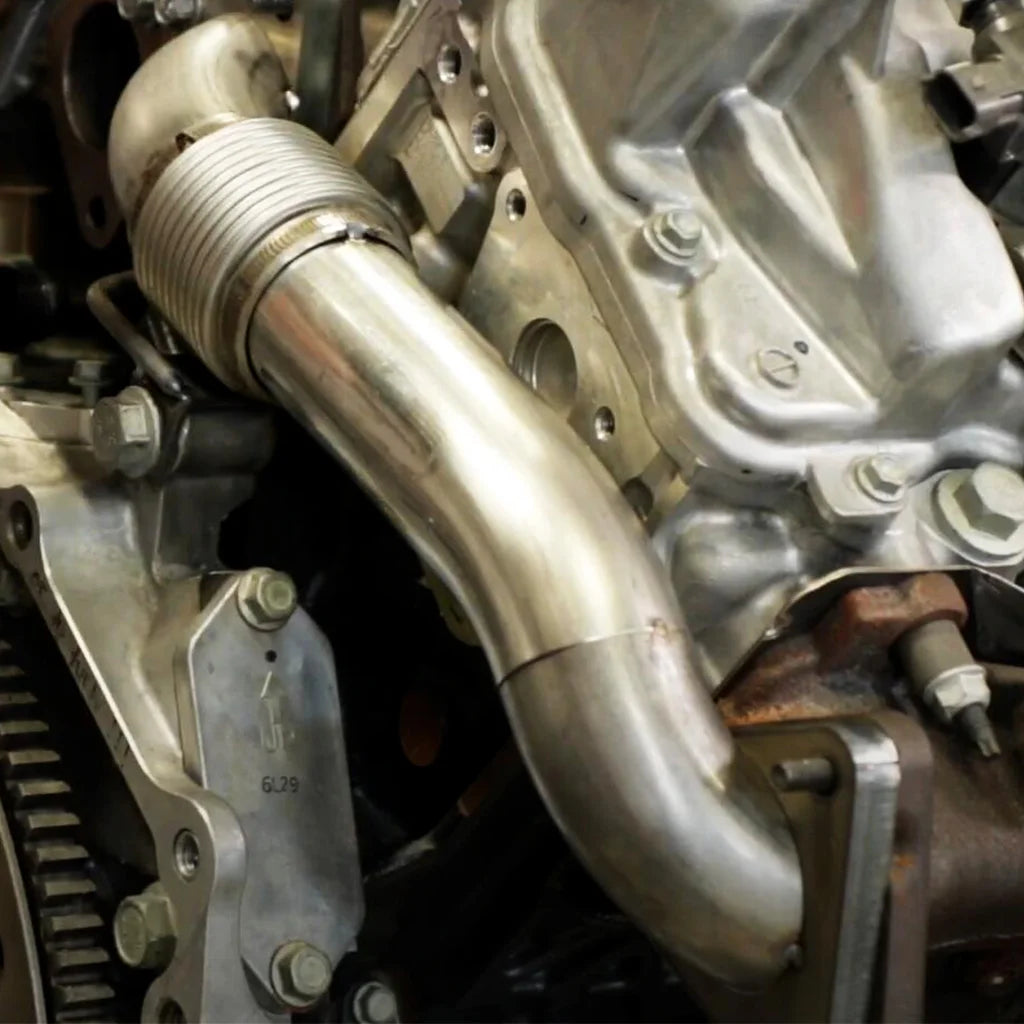 High-Flow Up-Pipes (OEM-Length) Optional Downpipe | 2017–2026 L5P Duramax 6.6 (2500HD/3500HD)