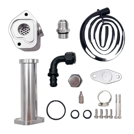 17–26 Duramax L5P CCV Reroute / Delete Kit – Intake Protection & Crankcase Vent Upgrade