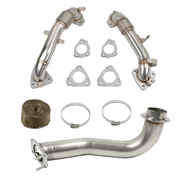 High-Flow Up-Pipes (OEM-Length) Optional Downpipe | 2017–2026 L5P Duramax 6.6 (2500HD/3500HD)