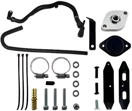 15-16 Ford Powerstroke 6.7L | EGR Delete Kit with Heater Core Hose